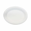 Green Wave International PEC 7.5 x 10 in. Bagasse Evolution Oval Platter, White, 500PK POO-016  (PEC)